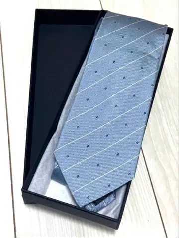 현행 dunhill 던힐 넥타이 스카이블루