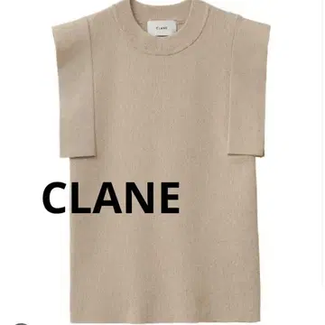 CLANE 스퀘어 슬리브 니트탑 SQUARE SLEEVE KNIT