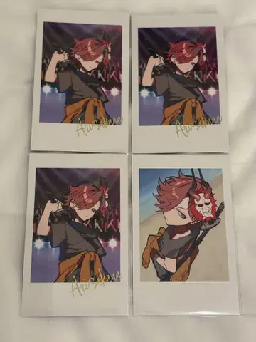CR Crazy raccoon CR 페스티벌  랜덤 폴라로이드풍 카드