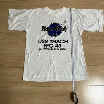 Hard Rock Cafe USS THACH T셔츠 90's