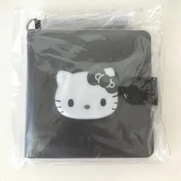 [미사용 새상품] 산리오 헬로키티 지갑 블랙 PVC 소재
