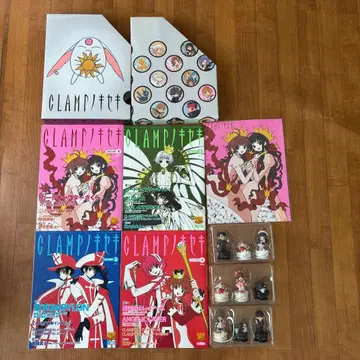 하자 있음 CLAMP 노키세키 세트 피규어 카드캡터 사쿠라