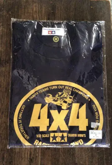 타미야 네이비 T셔츠 90년대 미사용 새상품