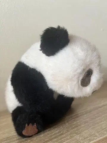 레트로 우에노 동물원 톱밥 인형 팬더 팬더 봉제 인형