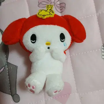 마이멜로디 봉제 인형 빨간 귀
