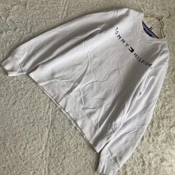 TOMMY HILFIGER 트레이닝복 화이트 L 심플 캐주얼