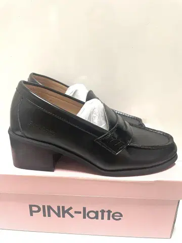 Pink latte M 로퍼 힐 3-5cm