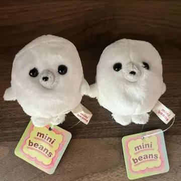 미니 콩 물범 봉제 인형 수족관 2개 세트