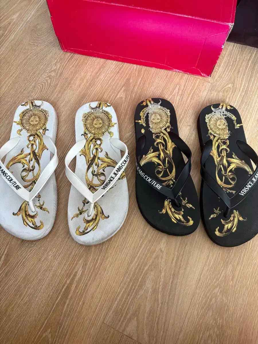 Versace flip-flops