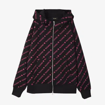 ReZARD Logo Printed Zip-up Hoodie (핑크)