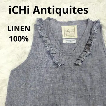 이치 앤티크스 LINAS 린넨 100% 민소매 원피스 프리