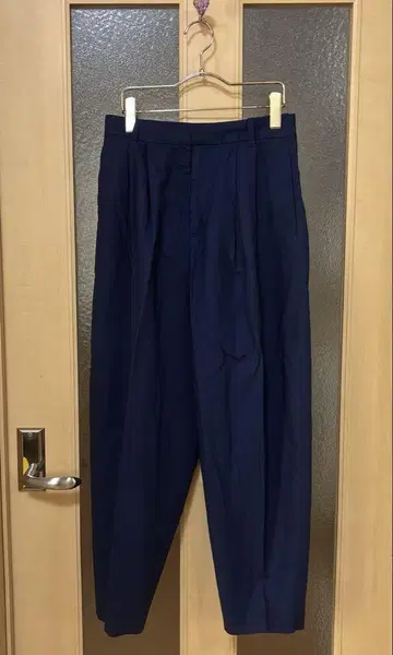 UNIQLO 린넨 블렌드 배럴 레그 팬츠