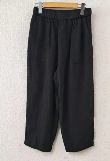 세일 SO 린넨 베이커 팬츠 검정