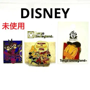 미사용 한정판 Disney 월트 디즈니 미키 핀 배지 3종