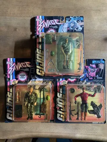 GI JOE 피규어 SGT.SAVAGE 3점
