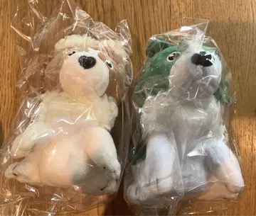 녹황색사회 브로콜리 컬리플라워 봉제 인형 키링 2세트