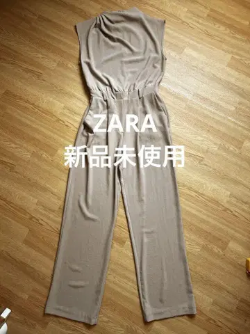 ZARA 베이지 드레이프넥 올인원