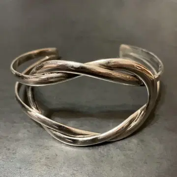 SILVER925 KNOT BIG BANGLE / 실버 / 팔찌