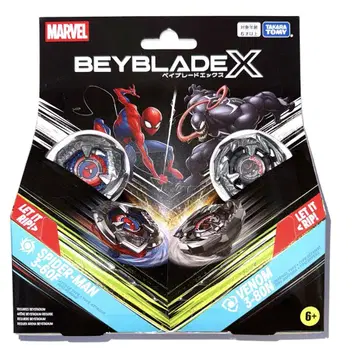 베이블레이드X MARVEL 콜라보 스파이더맨3-60F & 베놈3-80N
