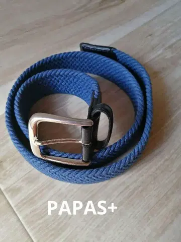 PAPAS+ 파파스 플러스 밴딩 메쉬 벨트 블루