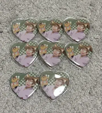 닌타마 란타로 젠포우지 이사쿠 난자타운 하트 캔뱃지