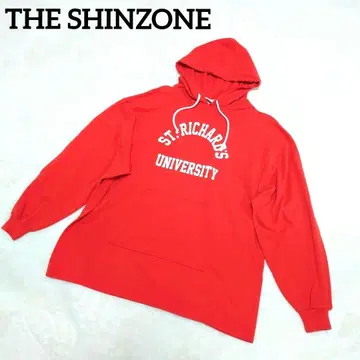 빅 실루엣 THE SHINZONE 후디 프린트 롱 후드티