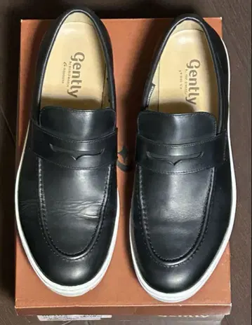 MoonStar gently GE103 천연 가죽 로퍼 스니커즈