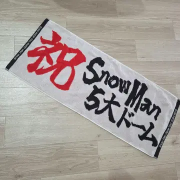 Snow Man 돔 투어 2024 RAYS 타월