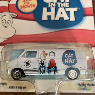 JOHNNY LIGHTNING CAT IN THE HAT 미니카
