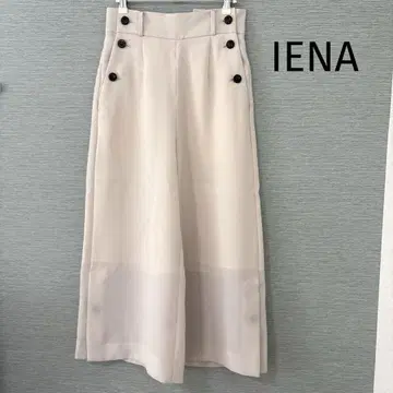 IENA 이에나 하이웨스트 세미 와이드 팬츠 36