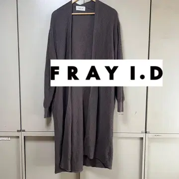 FRAY I.D 가을 여성 리브 롱 가디건 코튼 모카 프리