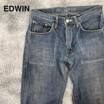에드윈 EDWIN SULFUR DENIM 스트레이트 데님 30 x 33