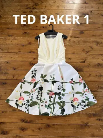 새상품급! TEDBAKER 꽃무늬 원피스 드레스 사이즈 1