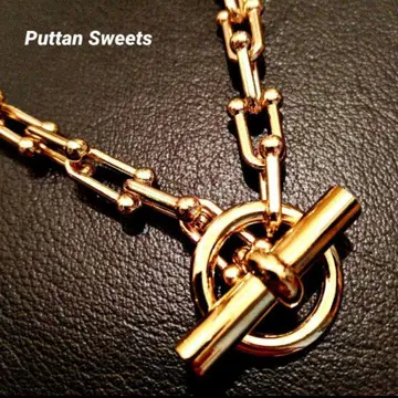 [ Puttan Sweets ] 하드웨어 링크 체인 목걸이 821 골드