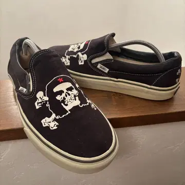 초레어 Vans 슬립온 스컬 체 게바라 빈티지 US 10.5