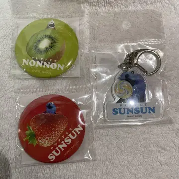 퍼펫 스슨 돈키호테 콜라보 아크릴 키링 캔뱃지 3세트