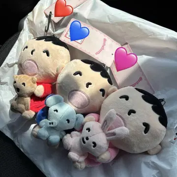 모두의 타아 곰 코끼리 토끼 마스코트 참 봉제 인형 아베일