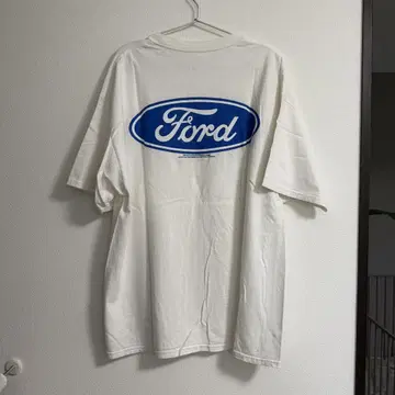 Ford 로고 프린트 티셔츠 화이트