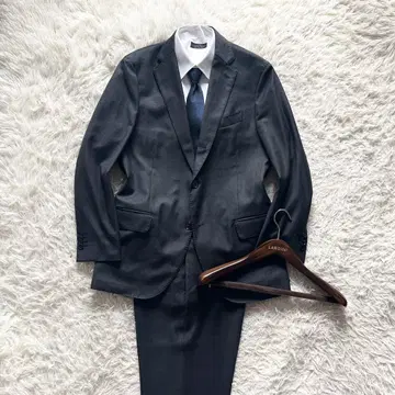 [ 새상품급 ] LARDINI 다크 그레이 울 수트 사이즈 50