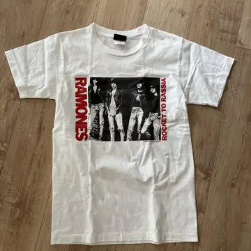 RAMONES 티셔츠 화이트 M 라몬즈