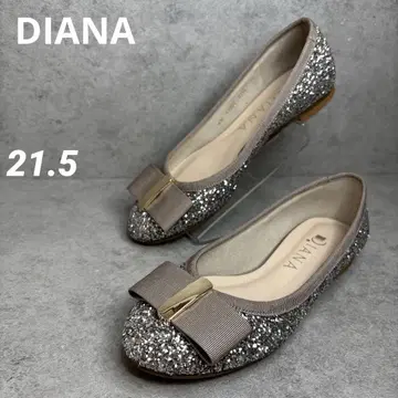 전시품 미사용! DIANA 클래시컬 플랫슈즈 발레 슈즈 21.5