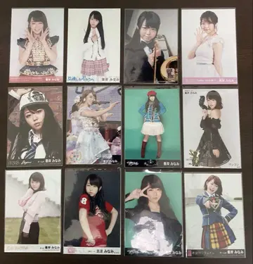 미네기시 미나미 AKB48 레어 브로마이드 여러가지 12장 세트
