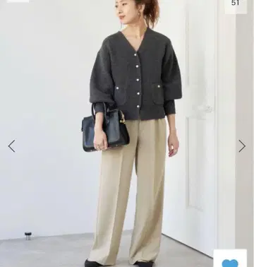 Spick & Span 더블 크로스 투 턱 팬츠
