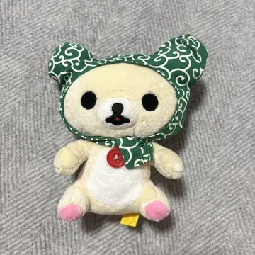 레어 초기 봉제 인형 리락쿠마 생활 코리락쿠마 당초무늬