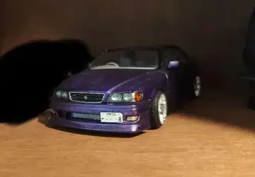 아오시마 JZX100 체이서 벨텍스 메탈릭 퍼플