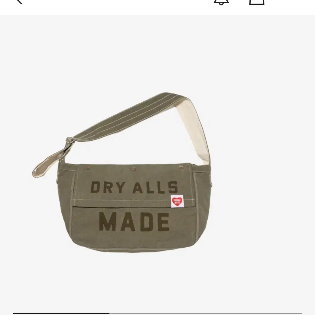 バッグ HUMAN MADE Mail Bag \"Olive Drab\" ヒューマンメイド - ヒューマンメイド メールバッグ | HBX