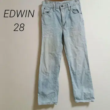 EDWIN 28 데님 스트레이트 빈티지 구제 의류 y2k