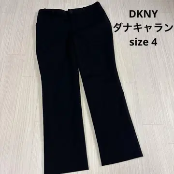 DKNY 도나 캐란 블랙 슬랙스 4 울 수트 구제 의류