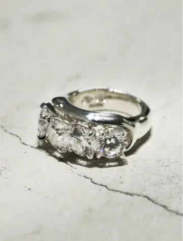 e.m. 반지 0001-025 4석 지르코니아 반지