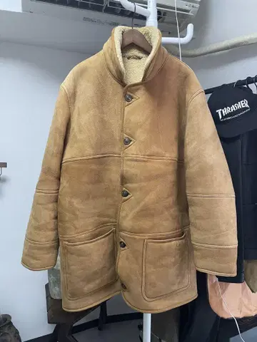 L.L.BEAN 90년대 빈티지 리얼 무스탕 코트 레어